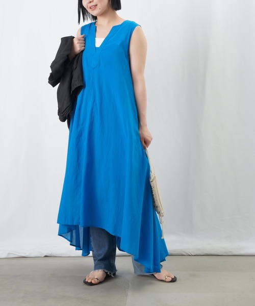 【関税込み】rag & bone カーキ Luca ドレープ マキシワンピース tiered dress（ワンピース）｜suzuki takayuki（スズキタカユキ