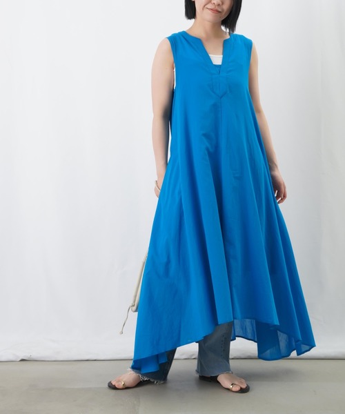 LUCA / ルカ　はしごレースリネン混ワンピース　新品 セール】LC/LLL リネン半袖ワンピース（ワンピース）｜LUCA/LADY