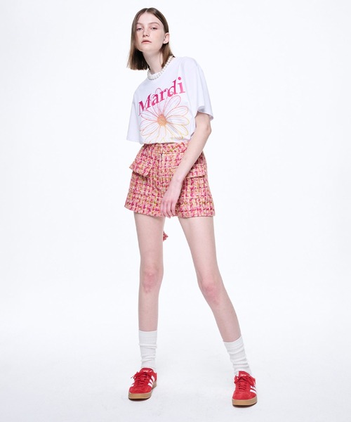 TSHIRT FLOWERMARDI GRADATION（Tシャツ/カットソー）｜Mardi Mercredi（マルディメクルディ）