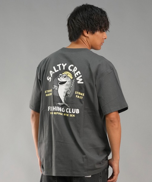 SALTY CREW(ソルティークルー)の「SALTY CREW/ソルティークルー Tシャツ 半袖 バックプリント オーバーサイズ JAPAN LTD 54-235(Tシャツ/カットソー・メンズ・チャコール/グリーン/ホワイト・M/L)」の3枚目の写真