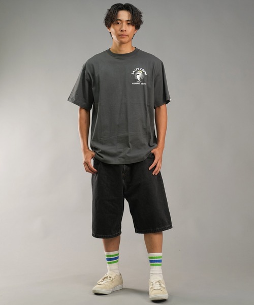 SALTY CREW(ソルティークルー)の「SALTY CREW/ソルティークルー Tシャツ 半袖 バックプリント オーバーサイズ JAPAN LTD 54-235(Tシャツ/カットソー・メンズ・チャコール/グリーン/ホワイト・M/L)」の8枚目の写真