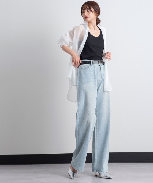 週末セール価格✨️45R✨️再び ocean デニムパンツ 楽天市場】2025春夏新作【セール／10%OFF】サムシング SOMETHING