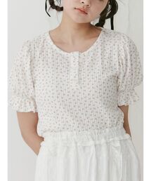 merry jenny | 小花柄パフスリーブTee(Tシャツ/カットソー)