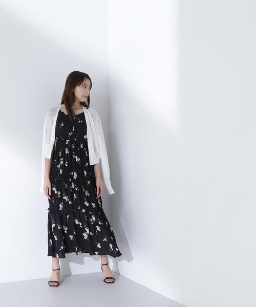 NATURAL BEAUTY BASIC(ナチュラルビューティーベーシック)の「◇フォルムスリーブシアーカーディガン(カーディガン/ボレロ・レディース・ピンク/ブラック/オフホワイト・FREE)」の19枚目の写真