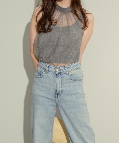 NEUNA（ヌナ）の「ノースリシアータックブラウス（シャツ/ブラウス・レディース・ホワイト/グレー/ブラック・FREE）」の10枚目の写真