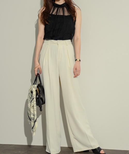 NEUNA（ヌナ）の「ノースリシアータックブラウス（シャツ/ブラウス・レディース・ホワイト/グレー/ブラック・FREE）」の6枚目の写真