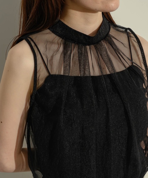 NEUNA（ヌナ）の「ノースリシアータックブラウス（シャツ/ブラウス・レディース・ホワイト/グレー/ブラック・FREE）」の8枚目の写真