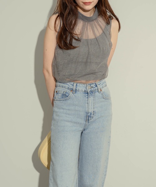 NEUNA（ヌナ）の「ノースリシアータックブラウス（シャツ/ブラウス・レディース・ホワイト/グレー/ブラック・FREE）」の12枚目の写真