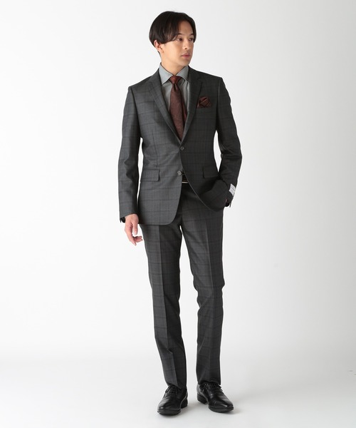 CROWDED CLOSET(クラウデッドクローゼット)の「<クレリックタイ>シャドーペイズリー柄/シャドーストライプ(同素材チーフ・ボウタイあり)(ネクタイ・メンズ・シルバー/ボルドー/ネイビー/オレンジ/ブルー・FREE)」の16枚目の写真