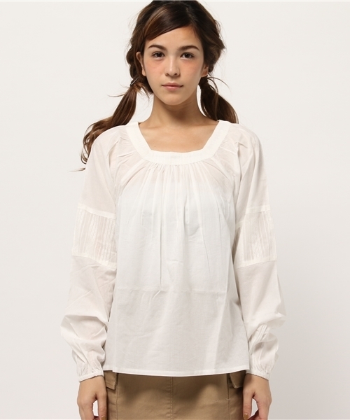 CIAOPANIC（チャオパニック）の「【Ciaopanic】　ボリュームTOP（シャツ/ブラウス・レディース・ブラック/ホワイト・FREE）」の3枚目の写真