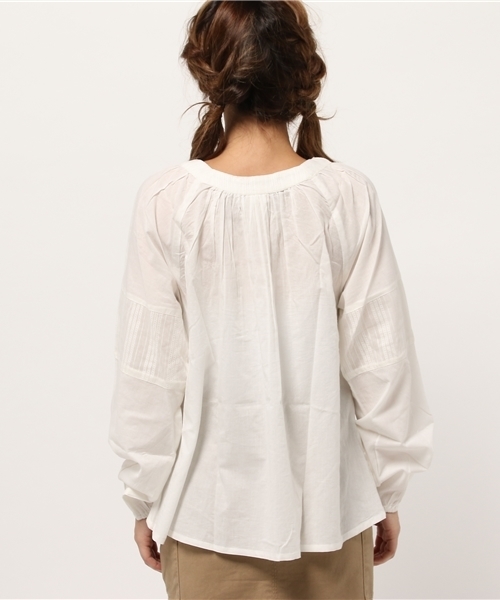 CIAOPANIC（チャオパニック）の「【Ciaopanic】　ボリュームTOP（シャツ/ブラウス・レディース・ブラック/ホワイト・FREE）」の5枚目の写真