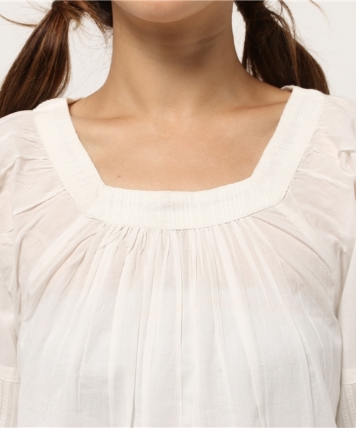 CIAOPANIC（チャオパニック）の「【Ciaopanic】　ボリュームTOP（シャツ/ブラウス・レディース・ブラック/ホワイト・FREE）」の6枚目の写真