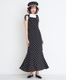 Narcissus | ドットリボンマーメイドワンピース(ワンピース)