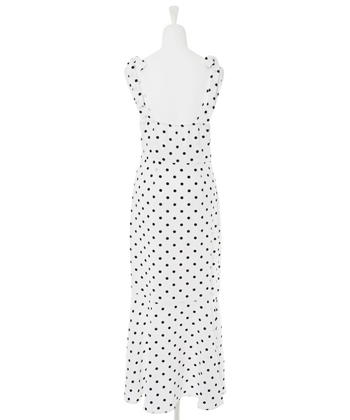 Narcissus(ナルシス)の「ドットリボンマーメイドワンピース(ワンピース・レディース・ブラック/ホワイト・FREE)」の8枚目の写真
