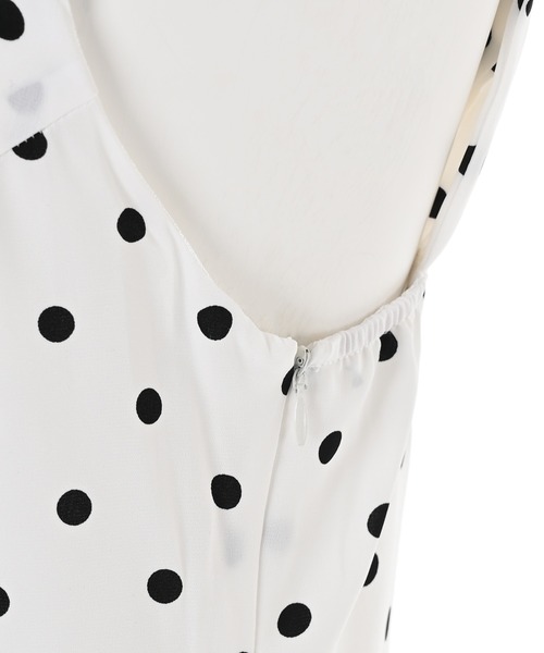 Narcissus(ナルシス)の「ドットリボンマーメイドワンピース(ワンピース・レディース・ブラック/ホワイト・FREE)」の10枚目の写真