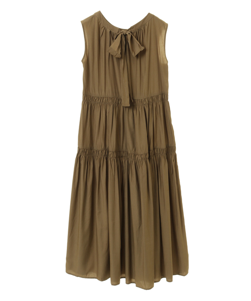 360度スタイリング映え後ろリボンティアードワンピース(取り扱い店舗限定)（ワンピース）｜soffitto（ソフィット）