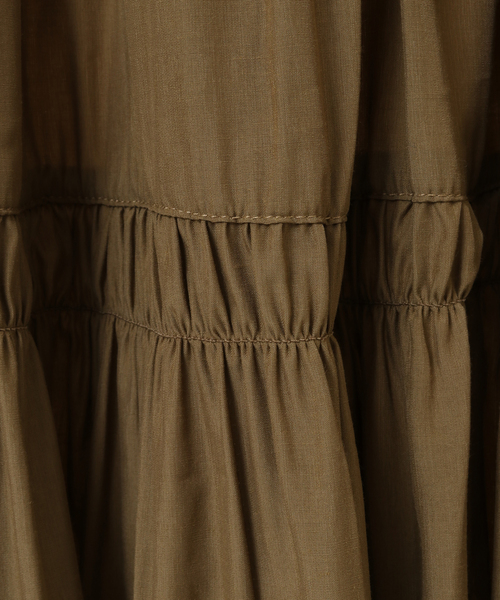 360度スタイリング映え後ろリボンティアードワンピース(取り扱い店舗限定)（ワンピース）｜soffitto（ソフィット）