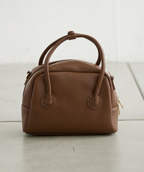 loti（ロティ）の「loti エンボスロゴボストン（ボストンバッグ・レディース・ブラウン/ベージュ/ブラック・ONE SIZE）」の13枚目の写真