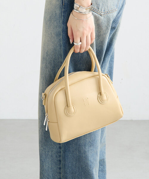 loti（ロティ）の「loti エンボスロゴボストン（ボストンバッグ・レディース・ブラウン/ベージュ/ブラック・ONE SIZE）」の18枚目の写真