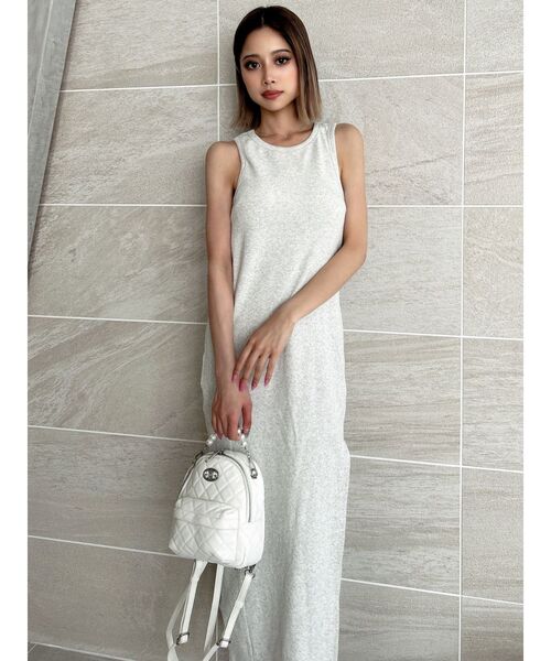 GYDA ジェイダ 4WAY キルティングパールミニリュック ホワイト 完売品 GYDA（ジェイダ）の「4WAYキルティングパールミニリュック