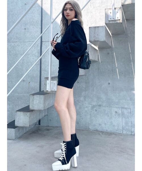 GYDA(ジェイダ)の「4WAYキルティングパールミニリュック(バックパック/リュック・レディース・ブラック/オフホワイト・FREE)」の20枚目の写真