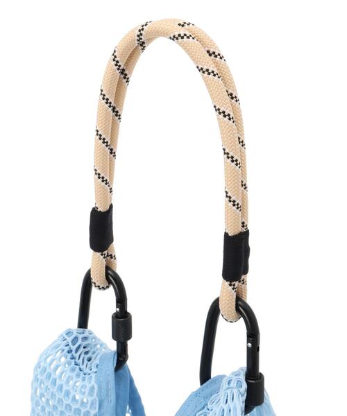 Green　Parks（グリーンパークス）の「ムジークタイガー/カラフルメッシュBag（エコバッグ/サブバッグ・レディース・イエロー/オレンジ/パープル/ピンク/グリーン/レッド/ホワイト/ブラック/ブルー・FREE）」の12枚目の写真