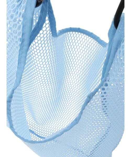 Green　Parks（グリーンパークス）の「ムジークタイガー/カラフルメッシュBag（エコバッグ/サブバッグ・レディース・イエロー/オレンジ/パープル/ピンク/グリーン/レッド/ホワイト/ブラック/ブルー・FREE）」の15枚目の写真