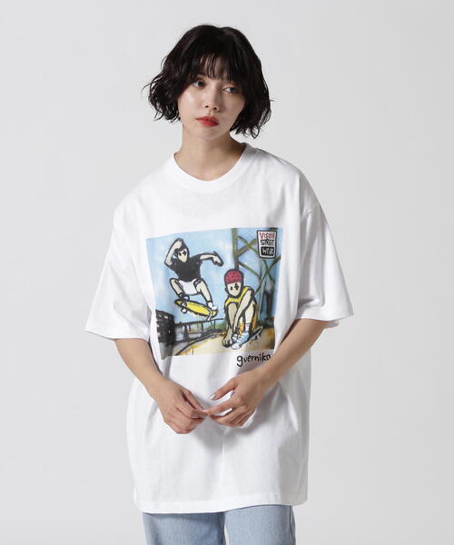 guernika/ゲルニカ/TORAPPI Print - Tee.    要在庫確認 GUERNIKA×JUGGLER】TORAPPI Print T-shirt / White – guernika