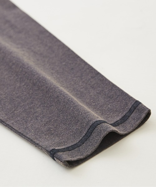 【セール】チェック×デニムリメイク風長袖プルオーバー（Tシャツ/カットソー）｜CUBE SUGAR（キューブシュガー）