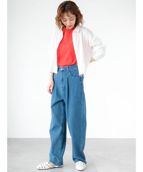 Lugnoncure（ルノンキュール）の「【抗菌防臭】リブボートネックタンクトップ（タンクトップ・レディース・ダークブラウン/レッド/ブラック/オフホワイト・F）」の11枚目の写真