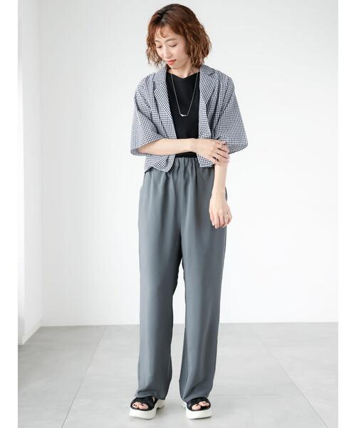 Lugnoncure（ルノンキュール）の「【抗菌防臭】リブボートネックタンクトップ（タンクトップ・レディース・ダークブラウン/レッド/ブラック/オフホワイト・F）」の7枚目の写真