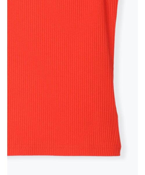 Lugnoncure（ルノンキュール）の「【抗菌防臭】リブボートネックタンクトップ（タンクトップ・レディース・ダークブラウン/レッド/ブラック/オフホワイト・F）」の18枚目の写真