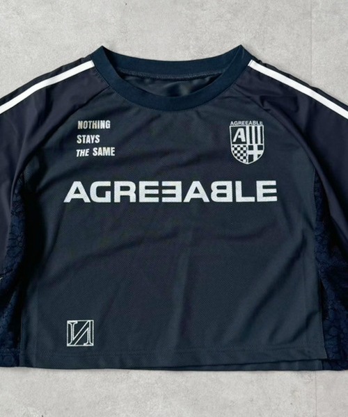 one after another NICE CLAUP（ワンアフターアナザーナイスクラップ）の「サイドレースゲームT（Tシャツ/カットソー・レディース・ピンク/オフホワイト/ネイビー・FREE）」の6枚目の写真