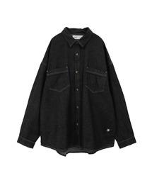 STAR★ PATCH DENIM SHIRT