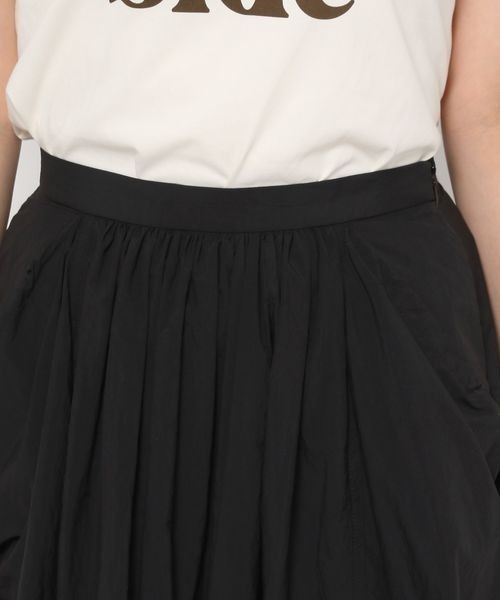 LOWRYS FARM(ローリーズファーム)の「ドロストコクーンスカート 133510(スカート・レディース・カーキ/ブラック/アイボリー・FREE)」の13枚目の写真