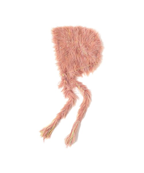 Ray BEAMS(レイビームス)の「ボンネット フード(ニットキャップ/ビーニー・レディース・ピンク/ブラウン/グレー/レッド系その他2・ONE SIZE)」の4枚目の写真