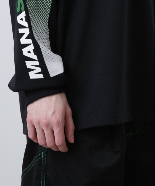 MANASTASH(マナスタッシュ)の「MANASTASH/マナスタッシュ/RE:POLY L/S TEE MSR/リポリロングスリーブTシャツMSR(Tシャツ/カットソー・メンズ・ブラック/エメラルド/ホワイト・M/S/XL/L)」の9枚目の写真