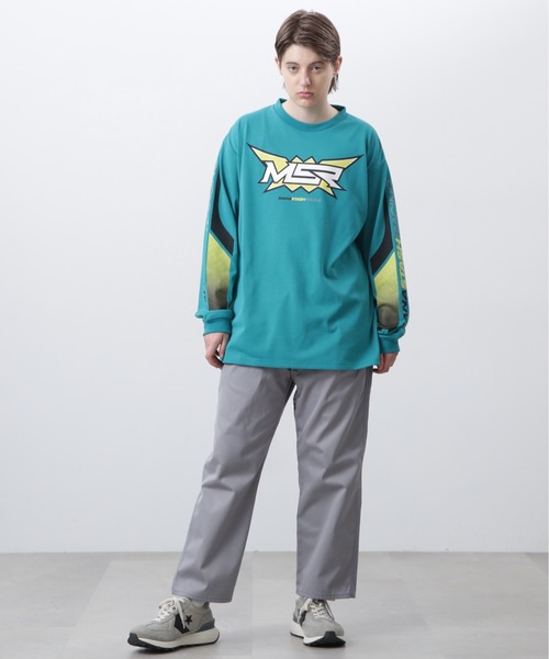 MANASTASH(マナスタッシュ)の「MANASTASH/マナスタッシュ/RE:POLY L/S TEE MSR/リポリロングスリーブTシャツMSR(Tシャツ/カットソー・メンズ・ブラック/エメラルド/ホワイト・M/S/XL/L)」の7枚目の写真