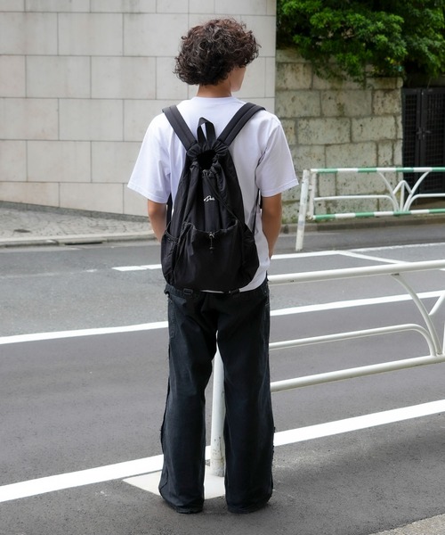 BEN DAVIS(ベンデイビス)の「【BEN DAVIS/ベンデイビス】ナイロンドローストリングリュック BDW-8353(バックパック/リュック・メンズ・ベージュ/オフホワイト/ブラック/カーキ・FREE)」の18枚目の写真