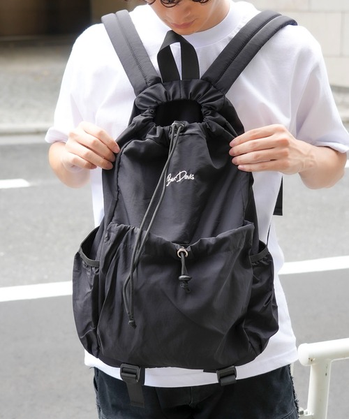 BEN DAVIS(ベンデイビス)の「【BEN DAVIS/ベンデイビス】ナイロンドローストリングリュック BDW-8353(バックパック/リュック・メンズ・ベージュ/オフホワイト/ブラック/カーキ・FREE)」の22枚目の写真
