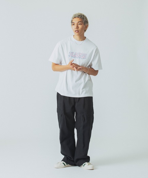 XLARGE×KEVIN LYONS S/S TEXT LOGO TEE（Tシャツ/カットソー）｜XLARGE（エクストララージ）