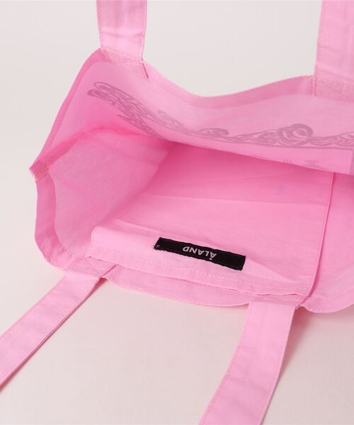 ALAND(エーランド)の「2D Cafe×ALAND/2DトートBAG(トートバッグ・レディース・ホワイト/ピンク・FREE)」の14枚目の写真