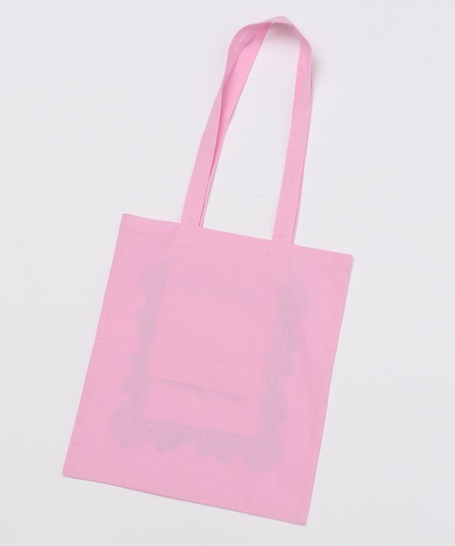 ALAND(エーランド)の「2D Cafe×ALAND/2DトートBAG(トートバッグ・レディース・ホワイト/ピンク・FREE)」の3枚目の写真