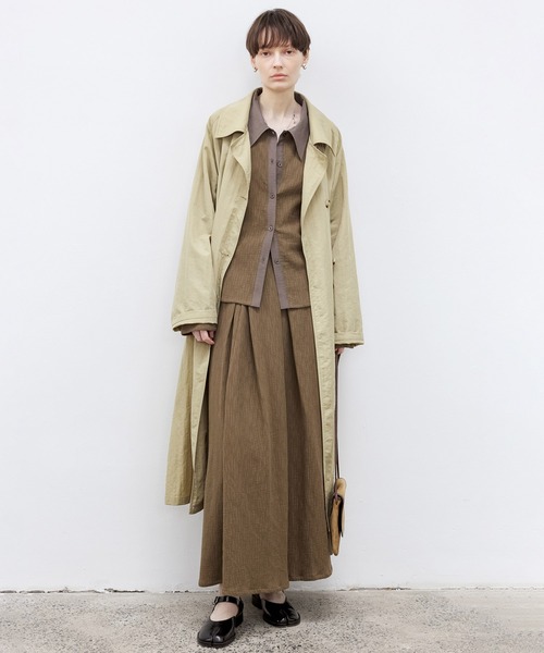 tageechita（タジチタ）の「【TAGEECHITA】楊柳風バイカラーシャツ（シャツ/ブラウス・レディース・ブラウン・L/M/S）」の11枚目の写真