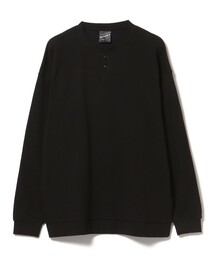 BEAMS T | ワッフル ヘンリーネック Tシャツ(Tシャツ/カットソー)