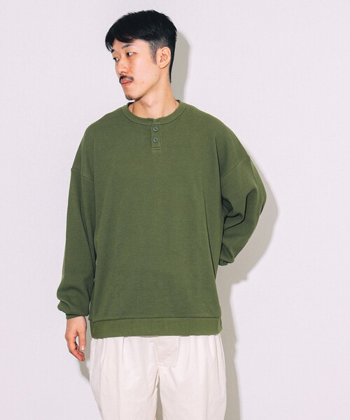 ワッフル ヘンリーネック Tシャツ（Tシャツ/カットソー）｜BEAMS T（ビームスティー）