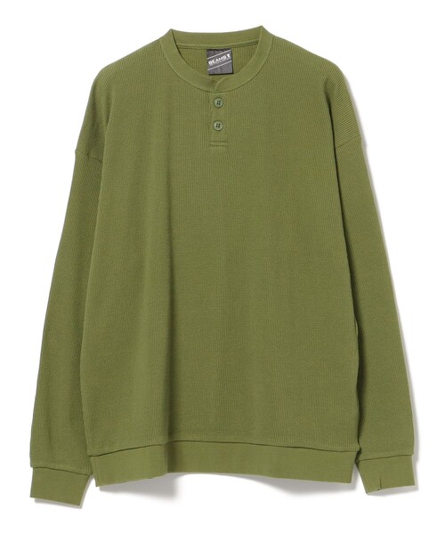 ワッフル ヘンリーネック Tシャツ（Tシャツ/カットソー）｜BEAMS T（ビームスティー）
