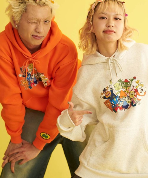 【SCULPTOR】♡ローズアンゴラパーカーT♡ セール】【PA RAPPA THE RAPPER/パラッパラッパー】パラッパ