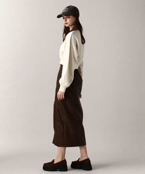 FOREVER 21（フォーエバー トゥエンティーワン）の「【2024FW】ピグメント裏毛スウェットプルオーバー（スウェット・レディース・オフホワイト/ネイビー/グレー/ピンク・FREE）」の10枚目の写真