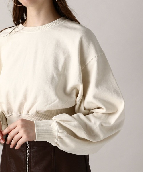 FOREVER 21（フォーエバー トゥエンティーワン）の「【2024FW】ピグメント裏毛スウェットプルオーバー（スウェット・レディース・オフホワイト/ネイビー/グレー/ピンク・FREE）」の18枚目の写真